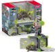 SCHLEICH Eldrador Creatures 42677 Arène de Combat Caméléon de Pierre, Extension d'Arène, Avec Catapulte et Plaque Tournante
