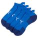PUMA Lot de 2 paires de chaussettes unisexes Bleu 35-38