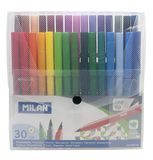Flamastry Milan Flamastry Milan 30 kolorów w plastikowym etui