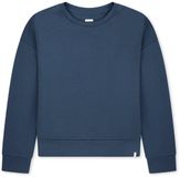 Schiesser Sweat-shirt Dames Lange Mouw Ronde Hals Effen Modal Polyester Elastaan Deep Blue XL