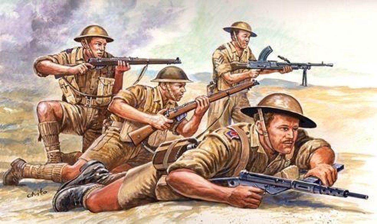 Italeri 1:72 - WW2 8 Britse leger - 8001283860772