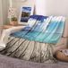 Merkloos Warm Fleece Dekbed met Zee en Brug Patroon 40x60 Inch