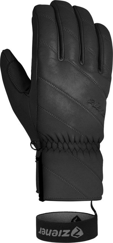 Ziener Kuma AS(R) lady glove Black Effen Polyester Vrouwen M