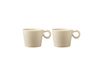 PotteryJo Daria Tasse mit Henkel, 2er-Set Sand