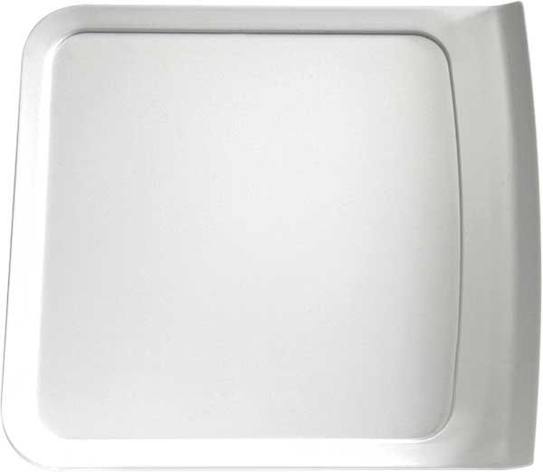 APS Witte presenteer schaal melamine - 25x28 cm - Set van 2 stuks