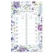 Comello Janneke Brinkman Omlegweek (op schild) 2027 Blauwe Bloemen Wandkalender