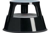 TWINCO M563001 Kruk met 2 treden, zwart