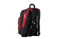 Addison 311015 laptoptas 39,6 cm (15.6") Rugzak Zwart, Bordeaux rood