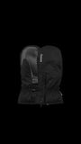 Barts Zipper Mitts Kinder Wanten met Rits (Zwart)