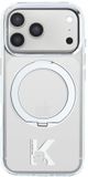 Karl Lagerfeld - Coque rigide IML Anneau Support MagSafe Kameo Métal (KLHMP18L6HRSMKMH) - iPhone 18 Pro / iPhone 17 Pro - Transparent
