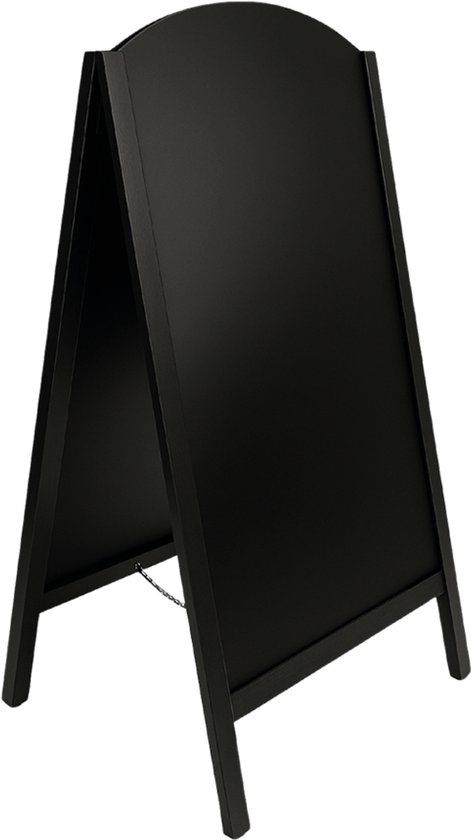 BRASQ Krijtstoepbord Elegance Zwart - 70x130 CM