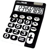 MILAN Calculator 10 Digits Large Keys Black