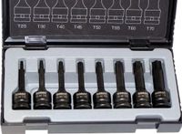 RODAC Torx slagmoerdoppen set 1/2'' 8 delig RA8688