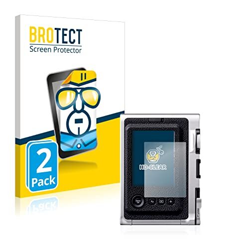 brotect 2x Schermbeschermer compatibel met Fujifilm Instax Mini Evo Screen protector transparant