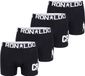CR7 - Cristiano Ronaldo Cristiano Ronaldo CR7 Boxer romper Mannen Effen zwart 4 stuk(s) 65% Viscose, 30% Katoen, 5% Spandex