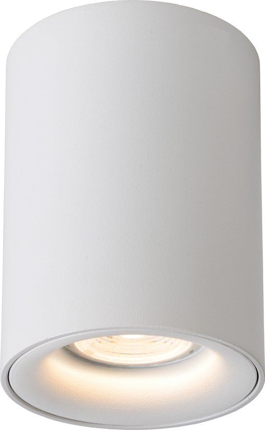 Lucide BENTOO-LED - Plafondspot - Ø 8 cm - LED Dimb. - GU10 - 1x5W 3000K - Wit