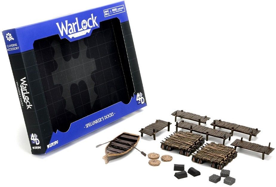 WizKids Warlock Tiles Accessory - Spelunker's Docks - 2022 - 0634482165416