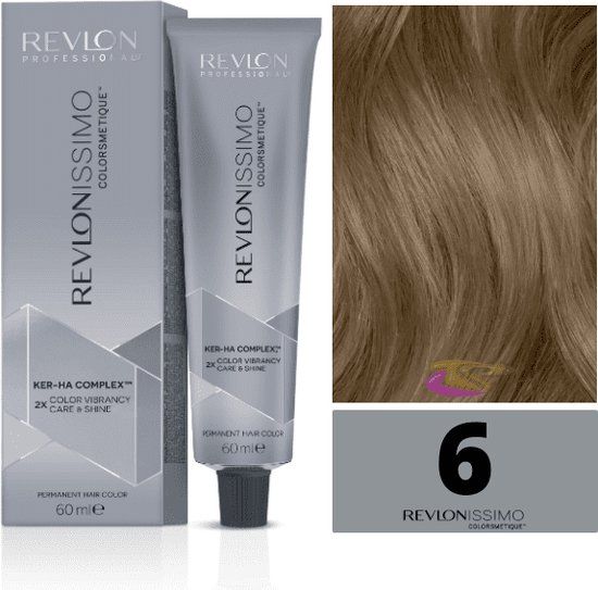 Revlon Revlonissimo Colorsmetique Permanent Hair Color - 6 Dark Blonde - 60ml