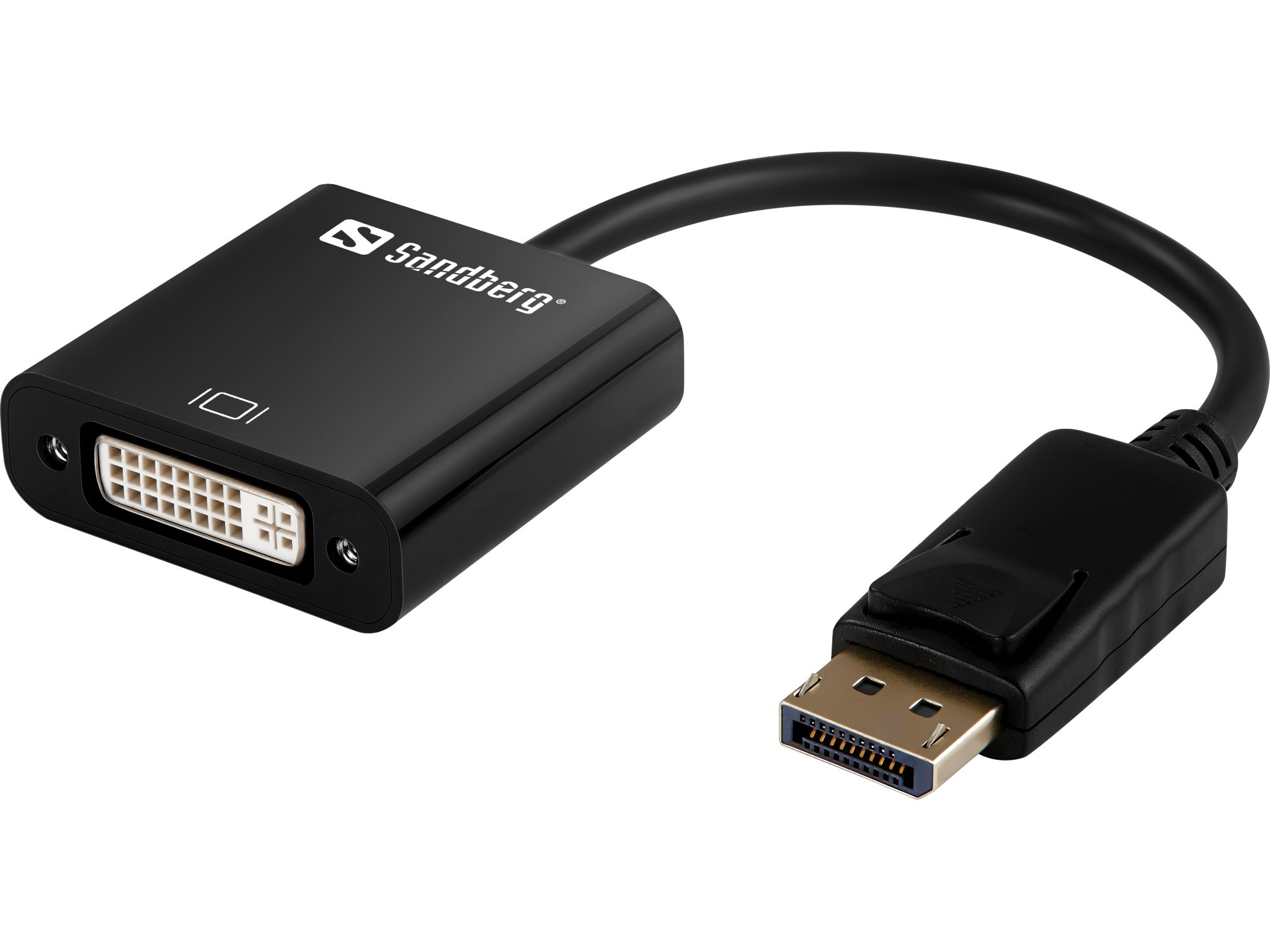 Sandberg Adapter DisplayPort naar DVI - Zwart