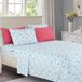Elegant Comfort 6-delige beddengoedset van zachte microvezel in hotelkwaliteit 1500, zacht, kreuk- en kleurvast (vakantie-motief 1500), tweepersoonsbed, zilveren sneeuwpop