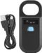 Scanner de micropuce sans marque - Lecteur de puce animale portable universel - Scanner de puce portable - Lecteur d'étiquette animale - Fournitures pour animaux de compagnie Prend en charge ISO 11784-11785 FDX-B et ID64 RFID - Noir