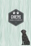 Chiens Journal d'entraînement: Éducation canine | Notez votre entraînement dans un journal | Motif Flat Coated Retriever | Idée cadeau pour propriétaire de chien