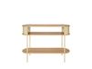 Console en bois et métal beige 100 cm