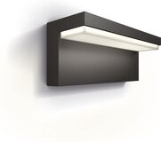 Philips Bustan LED Outdoor Wall Light - Anthracite - 3.8W - 2700K - IP44