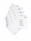 Durable 485302 Inserts voor deurborden Info Sign, 149 x 210,5 mm, zak 10 stuks, wit.