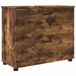 vidaXL Badkamerkast Rook Eiken 76,5 x 35 x 64 cm Bewerkt hout Metaal