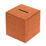 Only Boxes Urn van karton voor stemmingen of evenementen, doos voor suggesties of brievenbus, 20 x 20 x 20 cm