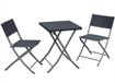 Merkloos Opklapbare Tuinmeubelset Met Tafel En 2 Stoelen