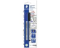 Staedtler Lumocolor 316 markeerstift 2 stuk(s) Zwart, Blauw