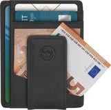 Prowallet Clipper - Pasjeshouder - Echt Leder - Vintage Black