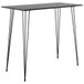 VidaXL Bartafel 120x60x105 cm Zwart