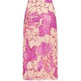 ONLY - ONLALMA LIFE POLY PLISSE SKIRT AOP - Dames - Rokken - Maat 38 - Polyester - Super Pink