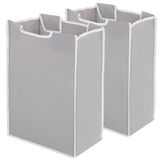 STORAGE MANIAC 2 Pack Wasserij Sorteerder Vervangende Zakken, Geen Hangers, Wasserij Mand Winkelwagen Verwijderbare Vervanging Zakken, Wasserij Opslag Organizer