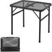 OEM Holland Connections Opvouwbare Campingtafel 60x40x56 cm Zwart
