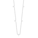Cilla Jewels dames ketting Edelstaal Zilverkleurig Driehoek