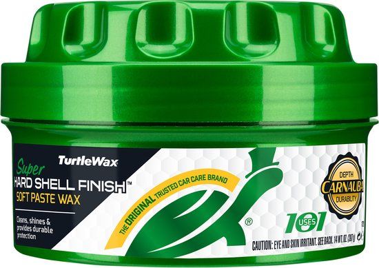 Turtle Wax Super Hard Shell Paste Wax - 397g - incl. applicator
