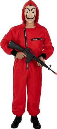 FUNIDELIA Money Heist Costume - Official Netflix Costume - Size M/L