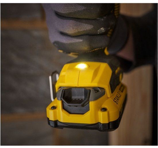 STANLEY FATMAX V20 18V Brushless Schroef-/klopboormachine TSTAK koffer (met 2x 2.0Ah accu en lader) SFMCD716D2T-QW