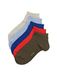 Esprit Solid-Mix 5-Pack kort eenkleurig katoen multipack sneakersokken enkelsokken kinderen veelkleurig - maat 35-38