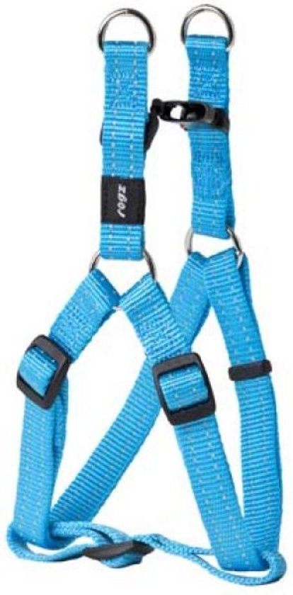 ROGZ FOR DOGS Snake Step-In Hondentuig - 16 mm x 42-61 cm - Turquoise