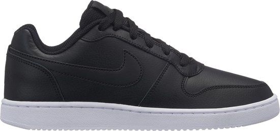 Nike Ebernon Low leren sneakers dames Zwart - 0887231247868