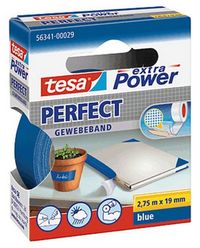 tesa 56341-29 - Kantoortape - blauw - 1.90 cm breed - 10 stuks