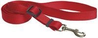 CHAPUIS SELLERIE SLA325 Reflecterende hondenriem - versterkte nylon riem rood - breedte 25 mm - lengte 1,20 m - maat M
