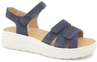 Hartjes WOOGIE Plateau Sandalen Blauw Suède Dames Maat 40