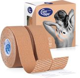 CureTape® Classic Beige - smalle Kinesiotape - 2 rollen - 2.5cm x 5m