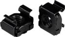 StarTech M6 kooimoeren pour armoire de serveur et rack - paquet de 100 pièces - noir